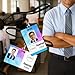 Custom Id Badge Personalized Id Card Identification Badges Bulk Print Photo Name Tag Logo Employee Work Office Volunteer-HorizontalStyle5