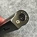 AOMAI Windproof Jet Torch Butane Flame Butane Viewable Cigar Cigarette Lighter with Lock Gray No Gas