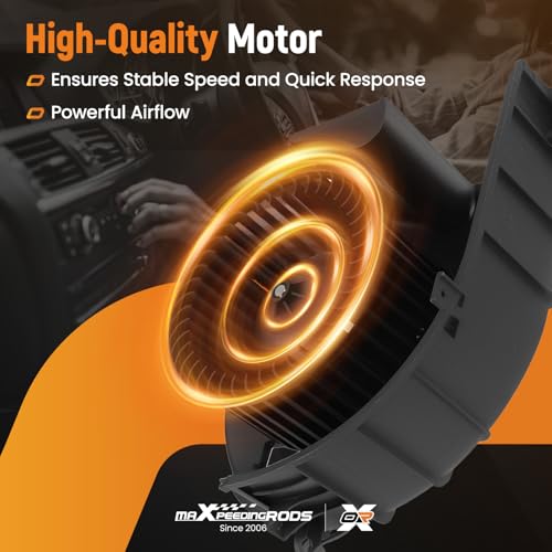 Image of maXpeedingrods HVAC Blower Motor with Fan Cage PM4933 Fits for BMW X5 F15 2014 X5 F15 2016-2018 X6 F16 2015-2019 X5 2014-2018# 64119291177 BM10055C