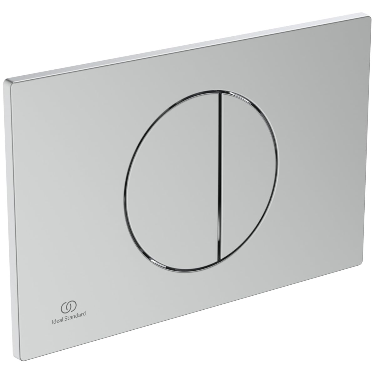 Ideal Standard Oleas - Placa de accionamiento para cisternas de inodoro ProSys, 2 lotes de pulsadores mecánicos de plástico ABS, cromo mate