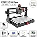 Mostics CNC 3018 Pro with 5.5W laser module CNC Laser engraver CNC carving machine PCB PVC Wood router Milling machine CNC Laser engraving machine XYZ:300x180x45 (CNC 3018 Pro, with 5.5W laser module)