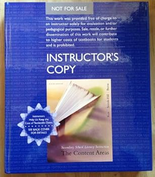 Secondary School Literacy Instruction: The Content Areas:instructor's Copy