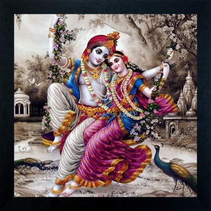 Madhav Art Vinyl Decorative Photo Frame (30 x 30 cm, Multicolour)