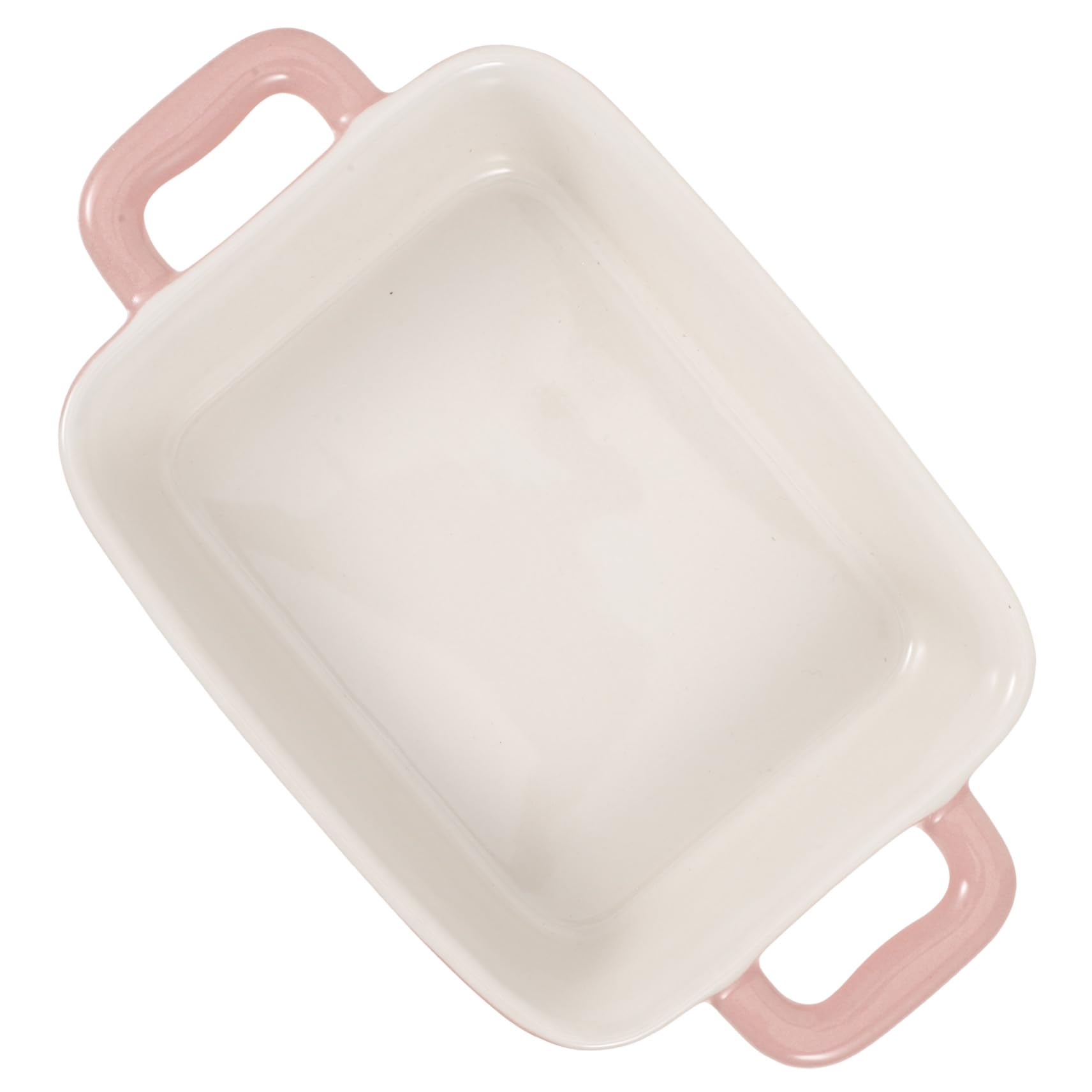 Plat à four en céramique rose moule de cuisson micro-ondes lavable facile