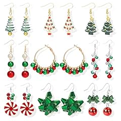A4:9pairs christmas earrings
