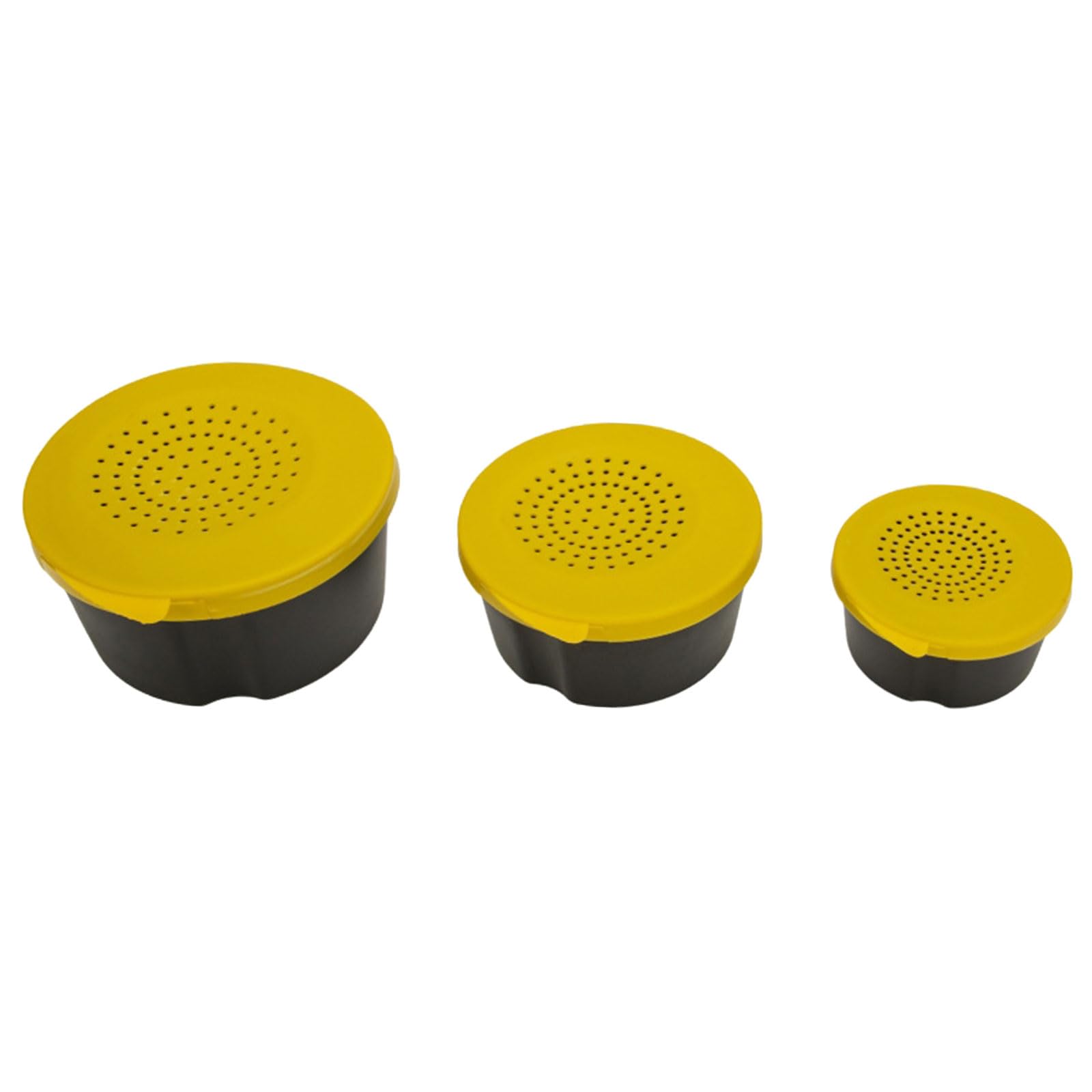 PENCHEAK Live Baits Box Container Case Fishing Lures with Lid & Hole, Lures Live Bucket Holder