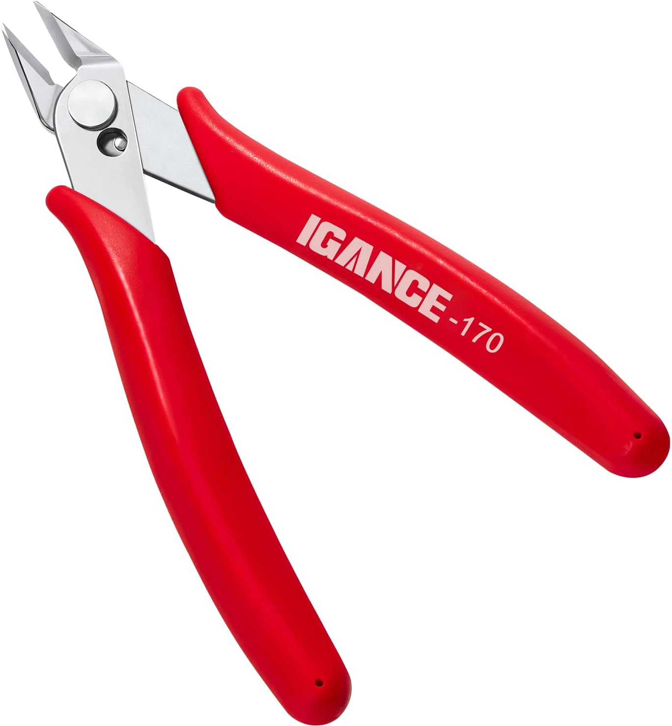 IGAN-170 Wire Cutters, Precision Electronics Flush Cutter, One of the Strongest and Sharpest Side Cutting pliers with an Opening Spring, Ideal for Ultra-fine Cutting Needs.