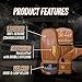 Pro Bag Mitt Gloves, Bag Gloves, Bare-Fist Punching Feel, Zero Resistance Training for Triggering Fast Twitch Muscles, for Men, Women and Kids. (Brown, S/M)
