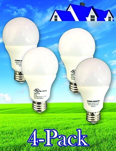 Luma LED - 806 Lumens 60 Watt Equivalent Natural White (4000k) Light Bulb, 9 Watts (Pack of 4)