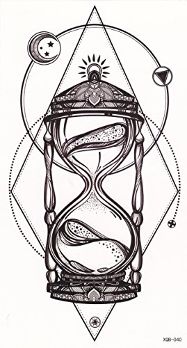 DaLin Medium Temporary Tattoos, 4 Sheets