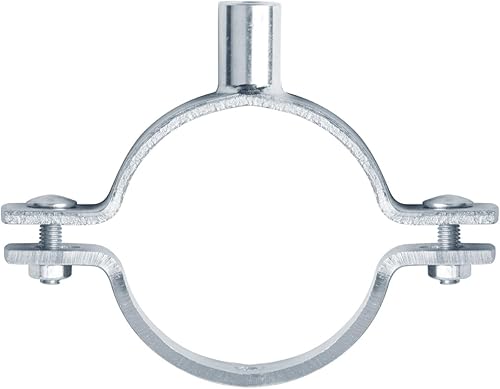 Miniatura 4 de 8 ganchos de tubo de anillo dividido, se adapta a tubo de 2 pulgadas de diámetro exterior, para varilla roscada de 38"-16, soporte de tubería, 532"