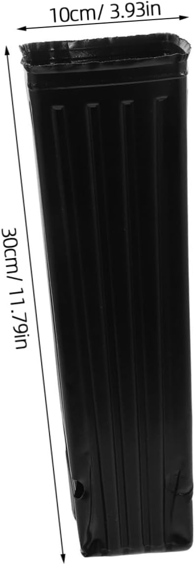 BESPORTBLE 50pcs Black Nutrient Seedling Bags Thickened Breathable Planting Containers for Fruit Bonsai Vegetable Nursery Growing Garden Use