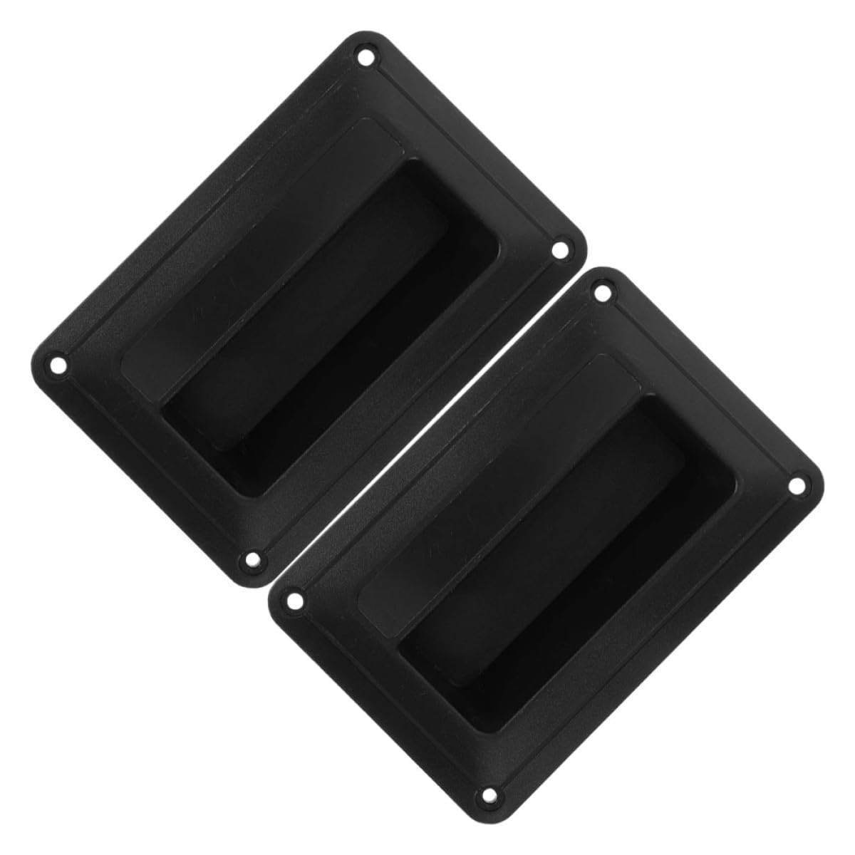 Luxshiny Maniglie Laterali Maniglia Versatile Nere 2 Pezzi in Plastica Abs per Trasporto Comodo e Sostituzione per Casse Acustiche Stage Audio