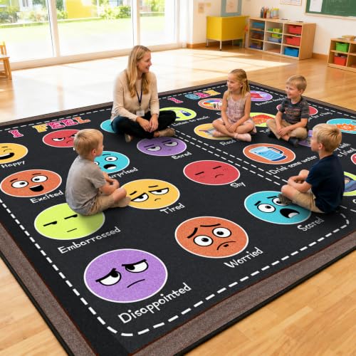 GRAMBET Sensory Emotion Rug 8×10