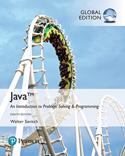 Java: An Introduction to Problem Solving and Programming, Global ...