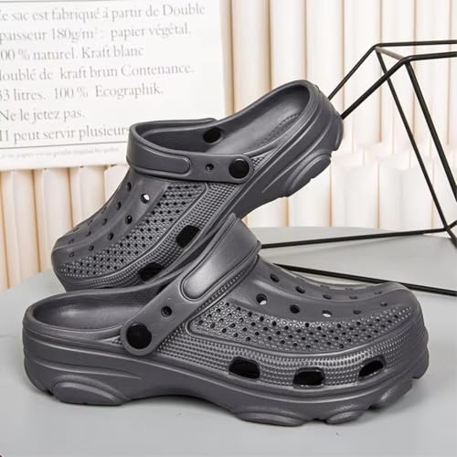 Chanclas clogs unisex de EVA transpirables, zapatos de verano azul talla 41 5
