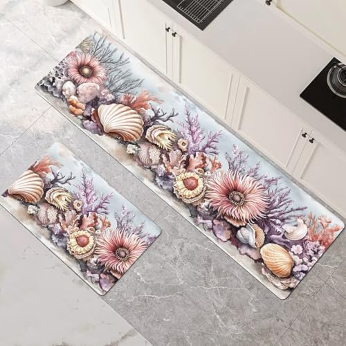 Alfombra cocina lavable antideslizante para pasillo y lavandería 2