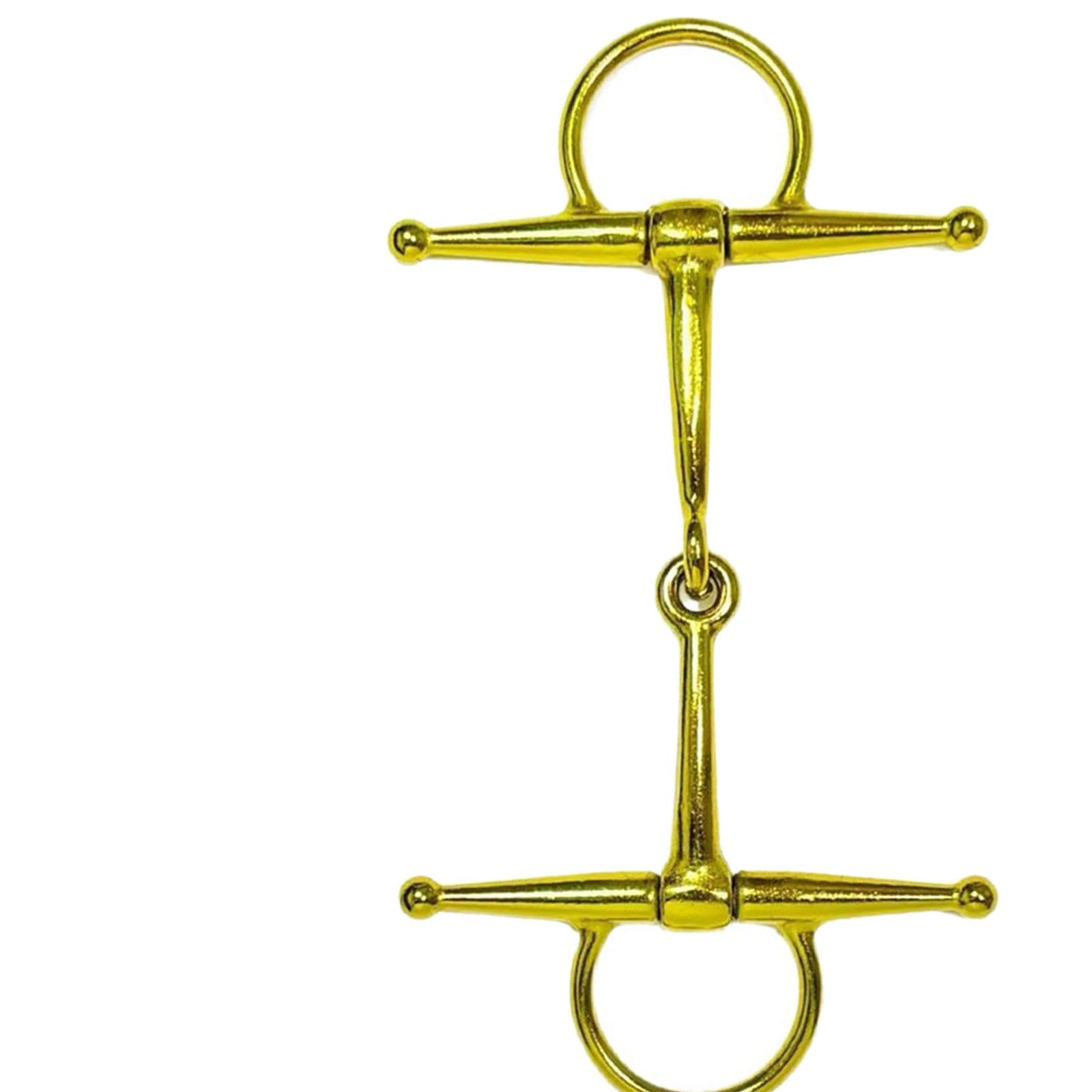 Morso per Cavallo, Filetto per Equitazione, Resistente all'Usura, Anello a D, Forma ad H, Accessori equestri, Attrezzature per l'allenamento