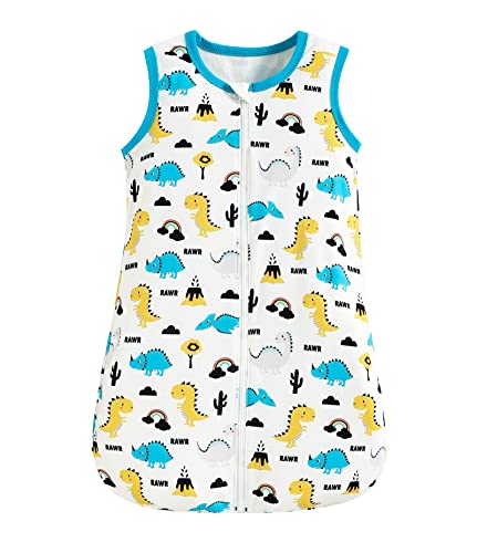 Unisex Baby Sleep Sack Baby Beekeeper Cotton Wearable Blanket Sleepers Fall Swaddle Blanket Transition Sleeping Bag (Animal-Dinosaur, 1-2 Years) #TOP16