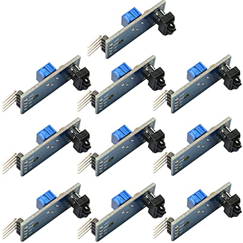 RASBEE 10Zbg TCRT5000 ԊO QW[ IR˃ZTW[ gbLOZT[ sAi ǐՃZT dXCb` DC3.3~5V g[XZT[ ˌ^dXCb` CWP[^[LEDt