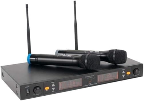 ADJ Products WM219 2 Channel Wireless Handheld Mic System with XLR Connectivity