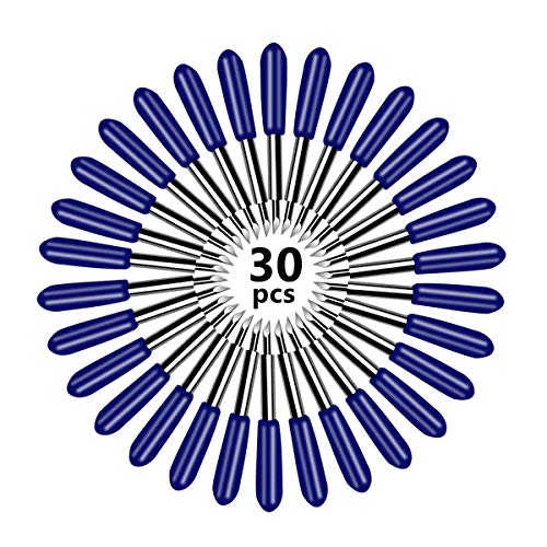 Image of 30 Pcs Replacement Blades for Cricut Explore Air 2 - 60 Degree Cutting Plotter Blades (Blue)