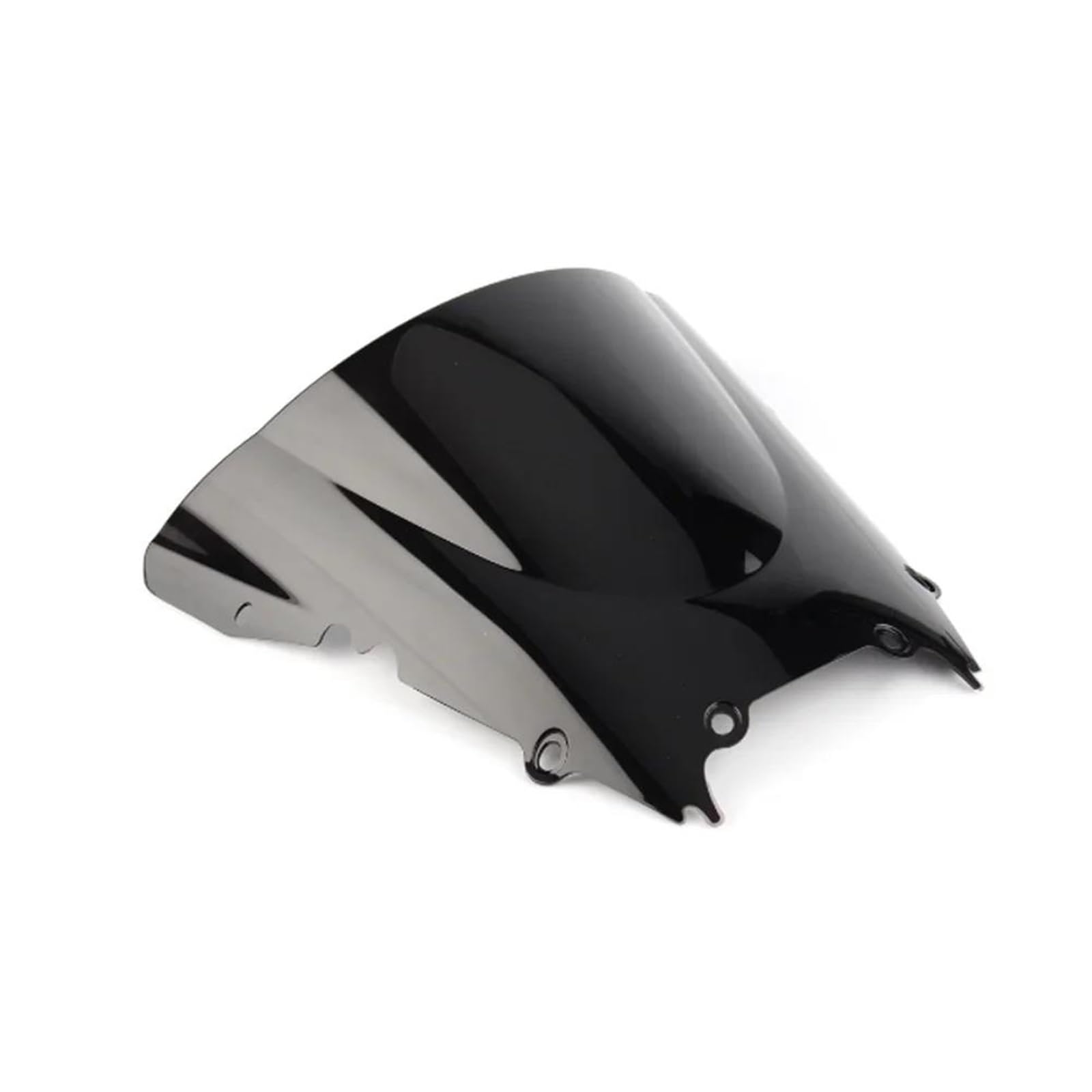 Parabrezza Per Moto, A Doppia Bolla, Deflettori Antivento, Protezione Per Yamaha YZF-R6 YZF R6 600 1998-2002 Cupolino Parabrezza(Nero)