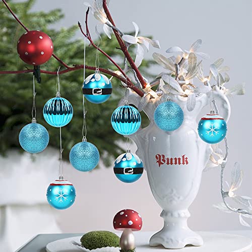 6cm Palle di Natale Modello, Blu 16PCS Palline