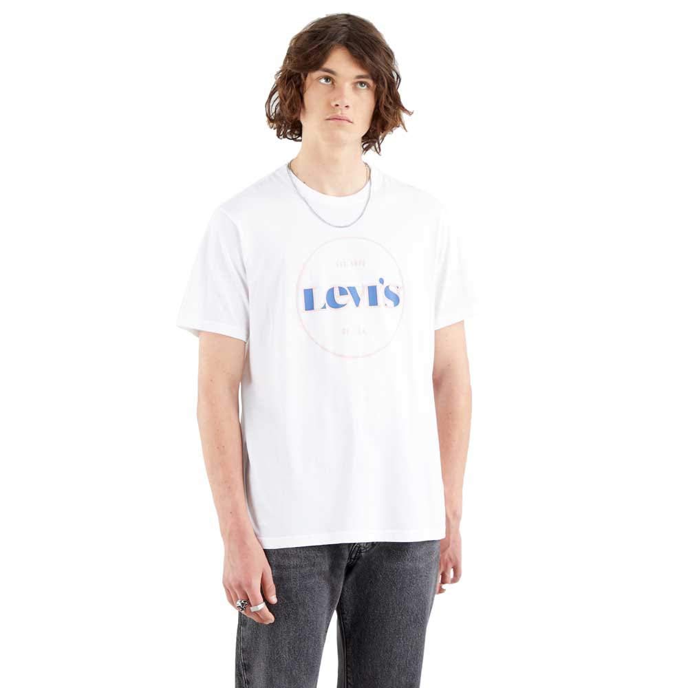 Levi's Herren Ss Relaxed Fit Tee T-Shirt,Ssnl Mv Logo *White*,S