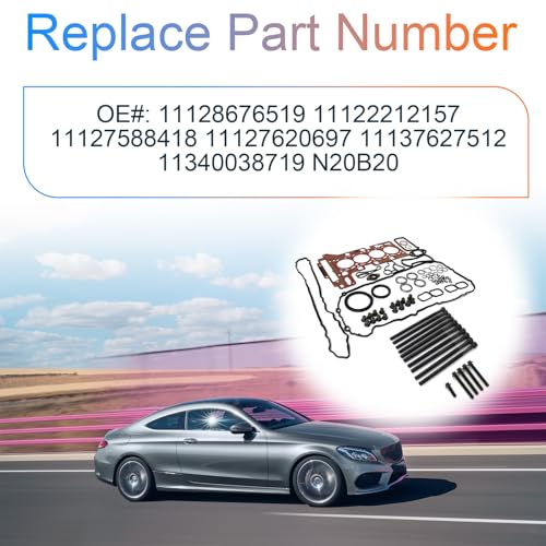 INGKAN N20 Engine Cylinder Head Gasket Set w/Screw Fits for 12-17 BMW 220i 228i 320i 328i 428i X1 X3 X4 X5 Z4 2.0L DOHC Turbo N20B20 N20B20B Engine OE 11128676519 11122212157 11127588418 by INGKAN - Image 3