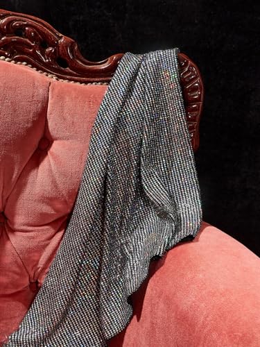 MakeMeChic Women's Rhinestone Scarves Glitter Party Y2K Headscarf Bandana Accessories3