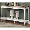 Convenience Concepts French Country Console Table with Drawer and Shelf, Driftwood / White 512WgvCHeBL. SS100