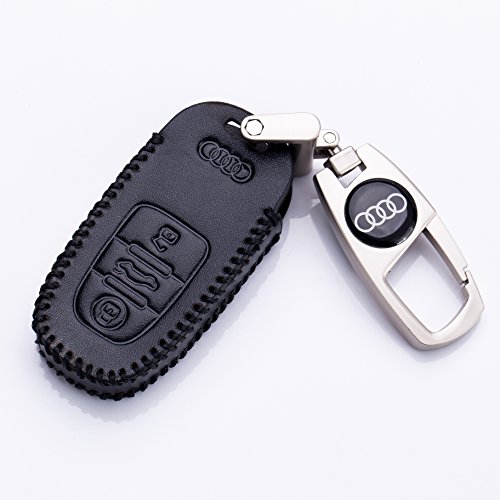Key Chain Fob Cover Shell - 2020 Remote Ker Ring Case Bag Black