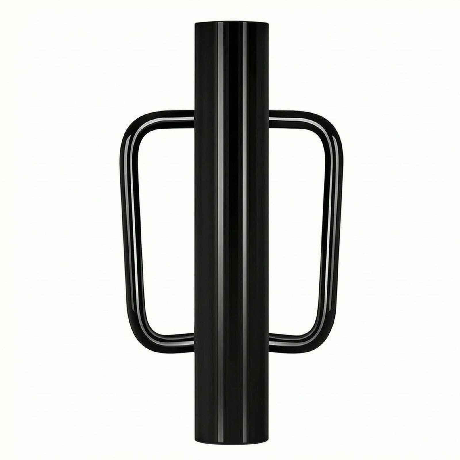 Martillo para de de Acero Galvanizado Manijas Soldadas Semicirculares Cuerpo Resistente Facilita el Impacto Controlado, Negro, Diámetro 89mm, Espesor 4.0mm, Altura 430mm