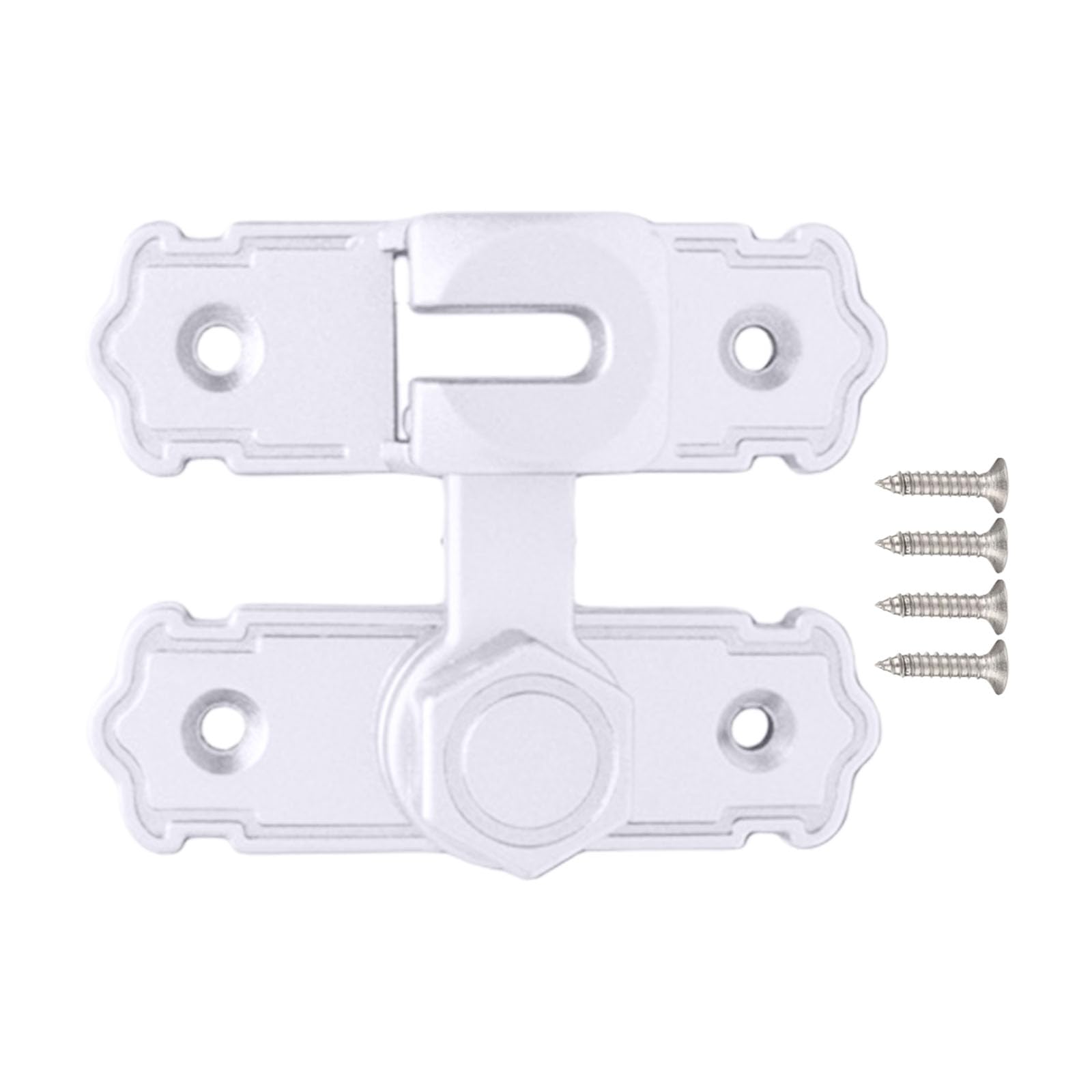 Aluminum Alloy 180 Degree Latches Door Without Drilling Required for Home and More Types Easy Installion Easy Installation Door