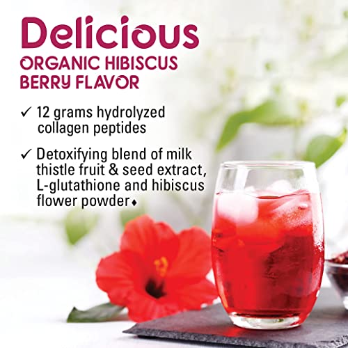 Bluebonnet Nutrition Collagen Refreshers Bundle, Supports Hair, Skin, And Nails*, Cleanse Support, Grass-Fed Cows, Pasture Raised, Soy-Free, Gluten-Free, Non-Gmo, Unflavored And Hibiscus Flavor #TOP4