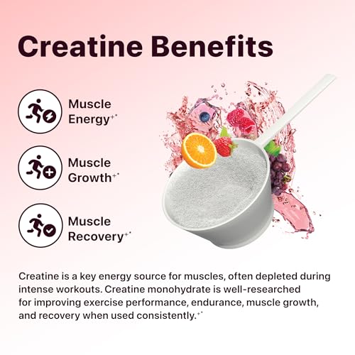 Image of Flat Tummy Pre Workout Powder for Women - Energy, Endurance, and Muscle Support with 3g Creatine, 1.6g Beta-Alanine, Electrolytes - Fruit Punch Flavor - 30 Servings