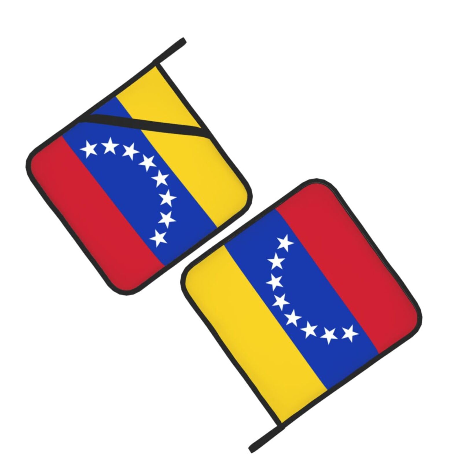Flag of Venezuela Printed Oven Pot Holders Set of 2 Pcs Heat Resistant Kitchen Microwave Potholders for Cooking Baking Grilling