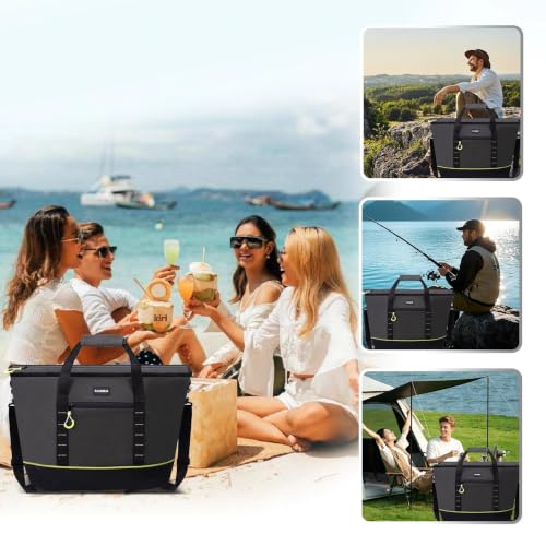 Image of Backpack Cooler Insulated Leakproof, Soft Cooler for Outdoor Camping Hiking
