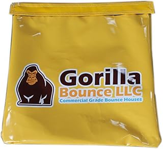 Vinyl Sand Bag, Support/Anchor for Inflatables, Bounce Houses and Tents (Yellow, 6 Pack)