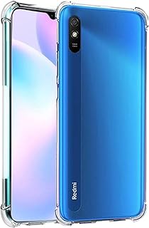 جراب سيليكون لموبايل شاومي ريدمي 9A من غوريلا، لون شفاف