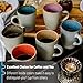 BTaT- Coffee Mugs, Set of 6, 12 oz (350ml), Mugs, Coffee Cups, Mugs for Coffee, Coffee Mug Set, Mug Set, Large Coffee Mugs, Coffee Cups Set, Ceramic Coffee Mug, Coffee Cup Set