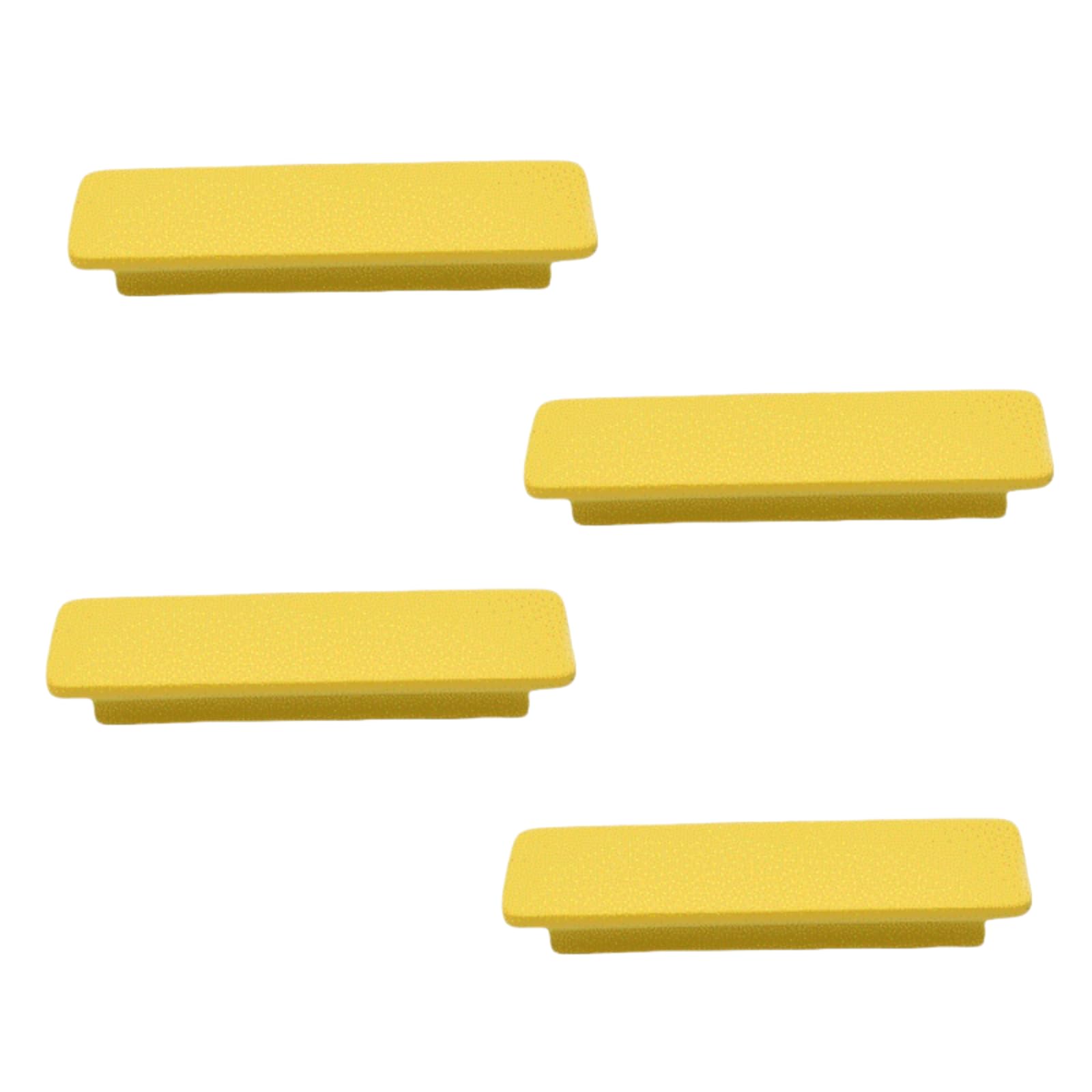 ITTRUH Wood Drawer Knobs,4Pcs Beech Head Handle Tv Cabinet Wardrobe Room Wooden(Yellow)
