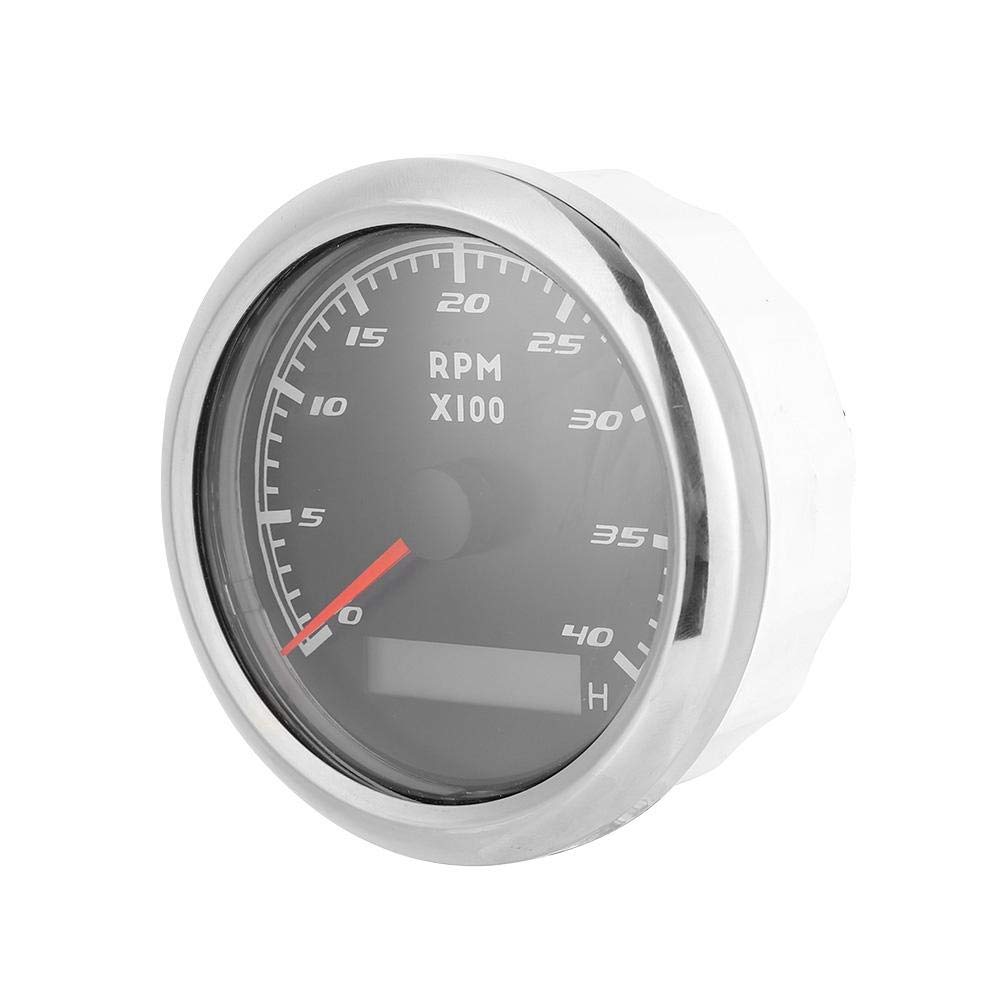 Tacómetro para Barcos, Indicador de RPM de Barco de 85 Mm a Prueba de Agua IP67 para Barco para Marinos para Automóviles