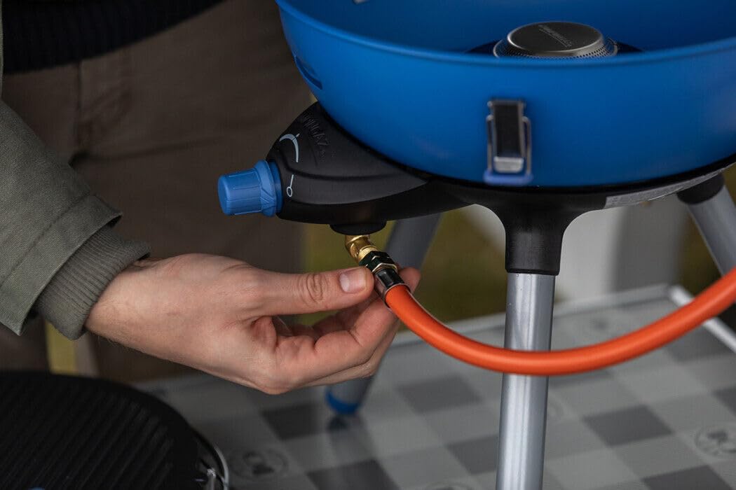 Manguera de gas propano butano | 500cm (5m) | DN 5 Type 21 - Conector LKS 3/8" pulgada | Manguera de gas para conexión rápida y conexión a una bombona de gas o cocina