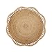 SUMTREE Cesta para frutas, cesta de mimbre para almuerzo, cesta de encaje, decoración para mesa, almacenamiento para pan, dulces, frutas (30 cm)