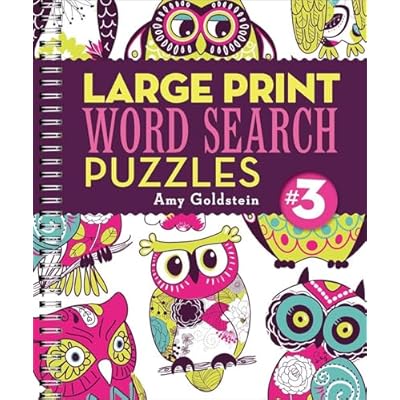 Large Print Word Search Puzzles 3