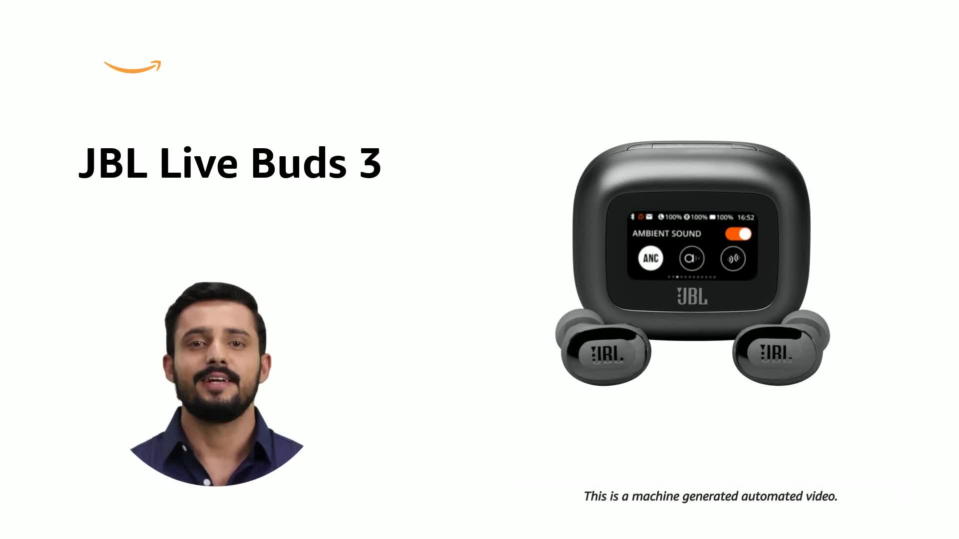 JBL New Launch Live Buds 3 TWS,Hi-Res Audio True ANC Earbuds,Smart