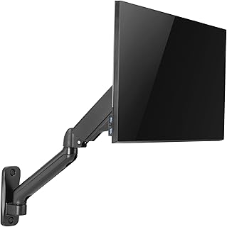 Jin Office Wall Mounted Monitor Stand For 13-32 Inch Monitors| 8Kg Weight Capacity| Spring Assisted Height Adjustment| Ful... Price In India
