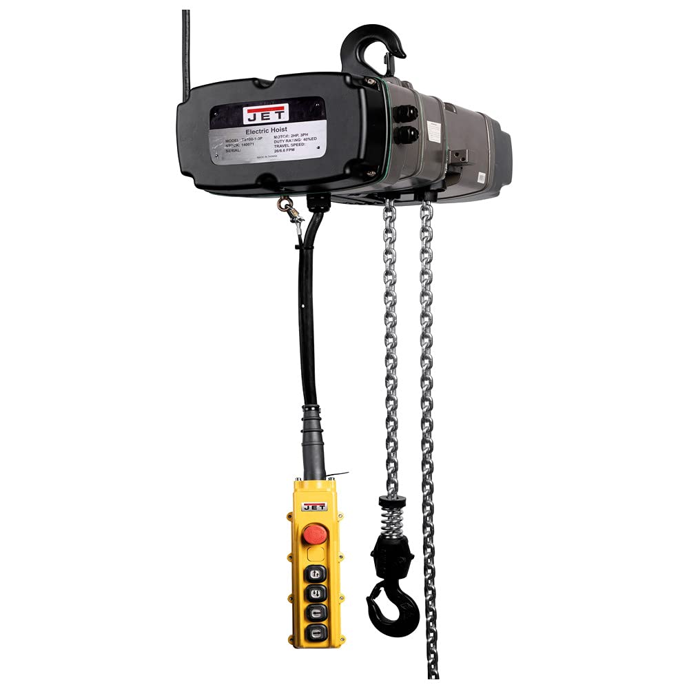 JET Tools - TS200-015 2T Electric Hoist 15' Lift 3 PH (140094)